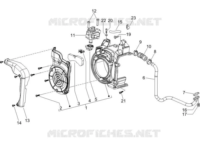 Caja aire secundario