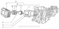 Grupo cilindro - piston - eje de piston