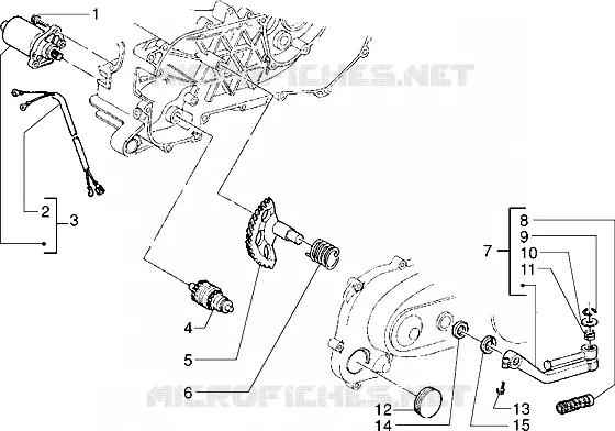 Motor de arranque-Palanca de arranque