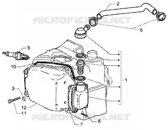 Oil drain valve -ölentlüftungsventil