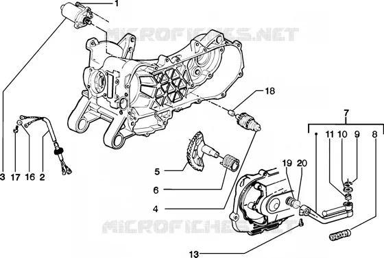Motor de arranque-palanca de arranque