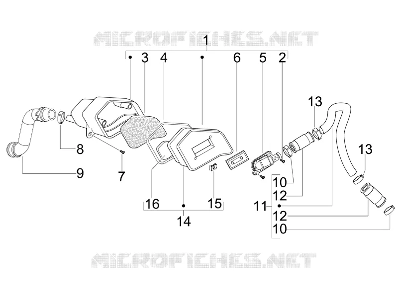 Caja aire secundario