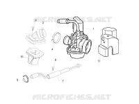 Carburador completo - Racord admisión