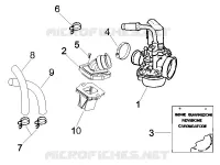Carburador completo - Racord admisión