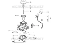 Componentes de carburador
