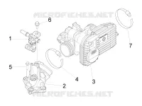 Cuerpo con mariposa - Inyector - Racord admisión