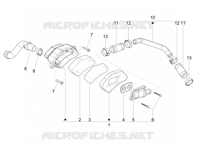 Caja aire secundario