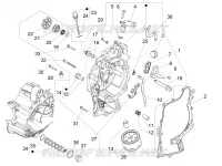 Flywheel magneto cover - Oil filter