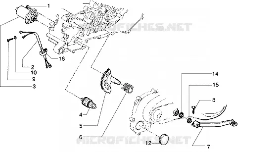 Motor de arranque-Palanca de arranque