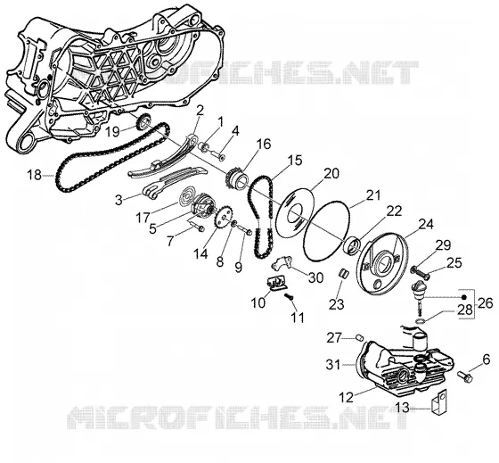 Oil pump-oil pan