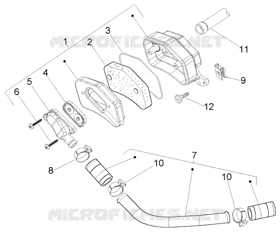 caja aire secundario