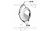 Tapa caracol-Protección motor