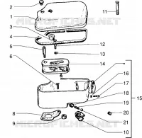 Componentes del filtro de aire