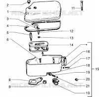 Componentes del filtro de aire