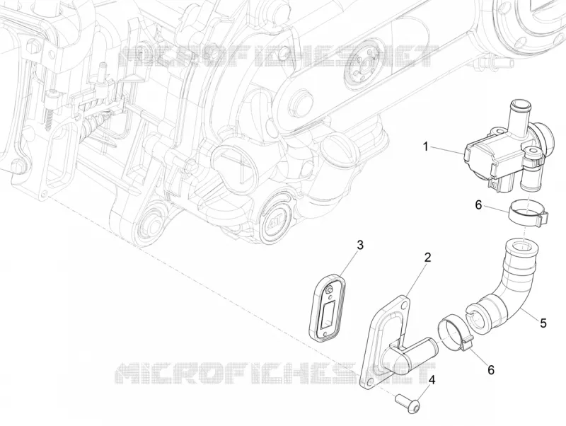 Caja aire secundario