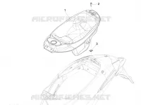 Alojamiento casco - Parte debajo sillìn