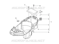 Alojamiento casco - Parte debajo sillìn