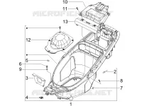 Alojamiento casco - Parte debajo sillìn