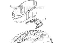 Alojamiento casco - Parte debajo sillìn