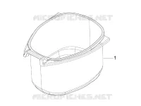 Alojamiento casco - Parte debajo sillìn