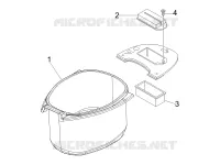 Alojamiento casco - Parte debajo sillìn