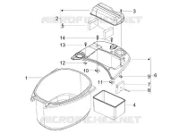 Alojamiento casco - Parte debajo sillìn