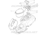 Alojamiento casco - Parte debajo sillìn