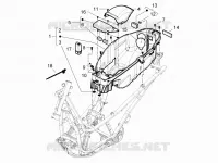 Alojamiento casco - Parte debajo sillìn
