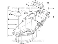 Alojamiento casco - Parte debajo sillìn