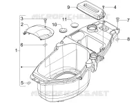 Alojamiento casco - Parte debajo sillìn