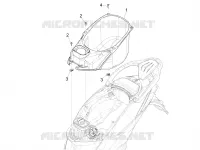 Alojamiento casco - Parte debajo sillìn