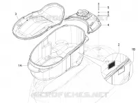Alojamiento casco - Parte debajo sillìn