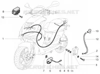 Grupo cables - regulador - bobina A.T.