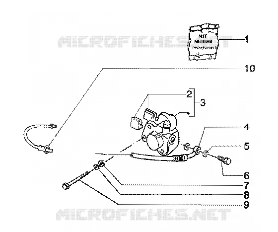 Front brake caliper