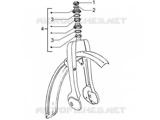 Fork-steering bearings