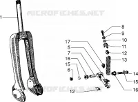 Componentes horquilla suspension