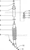Amortiguador trasero