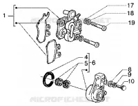 Pinza freno anterior