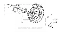 Rear wheel(vehicle withrear hub brake)
