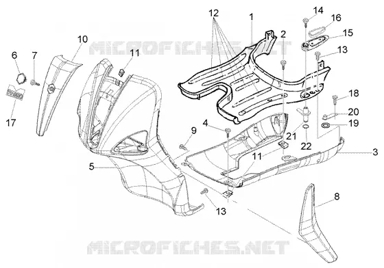 Scudo delantero - estribo - spoiler