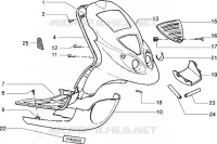 Scudo delantero-Estribo-Spoiler