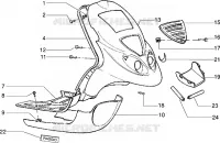 Scudo delantero-Estribo-Spoiler