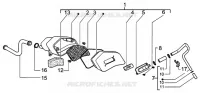 Caja aire secundario