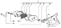 Caja aire secundario