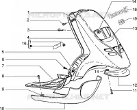 Scudo delantero-Estribo-Spoiler