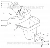 Cubiera traseras