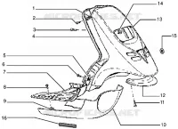 Scudo delantero-Estribo-Spoiler