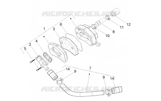 Caja aire secundario