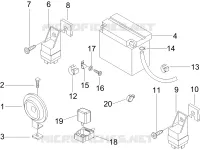 Telerruptores - Bateria - Claxon