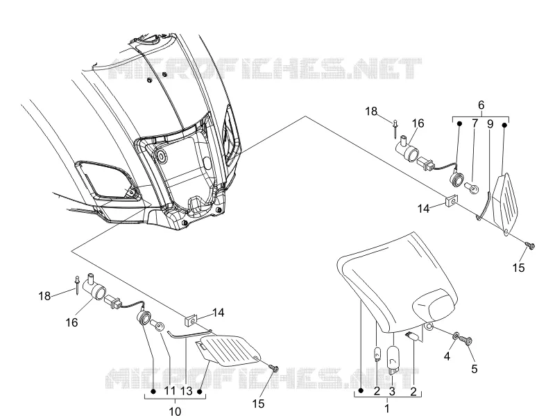 Faros traseros - Indicadores de dirección